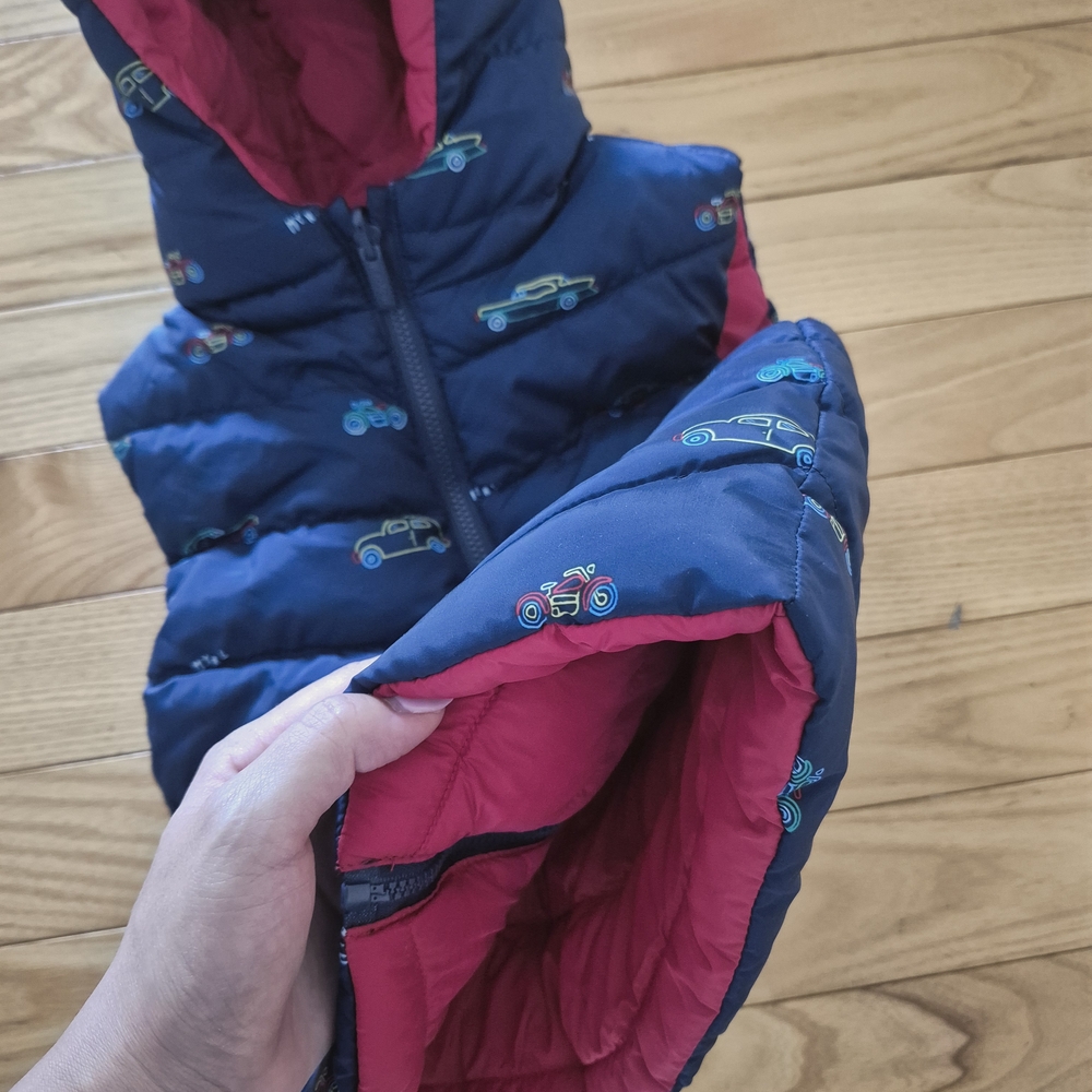 Mayoral Cherry Red Reversible Vest